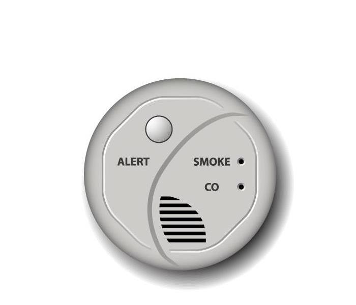 vector fire smoke carbon monoxide detector alarm